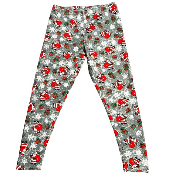 NWOT No Boundaries Holiday Christmas Pajamas Leggings Bundle - 2 Pairs - Picture 5 of 8